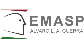 Logo da EMASP com um link para o site deles.